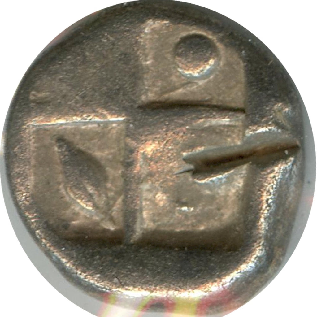Ancient Greece 386-338BC Lion/Squares Chersonesos Thrace AR Hemidrachm F-VF (F15) $