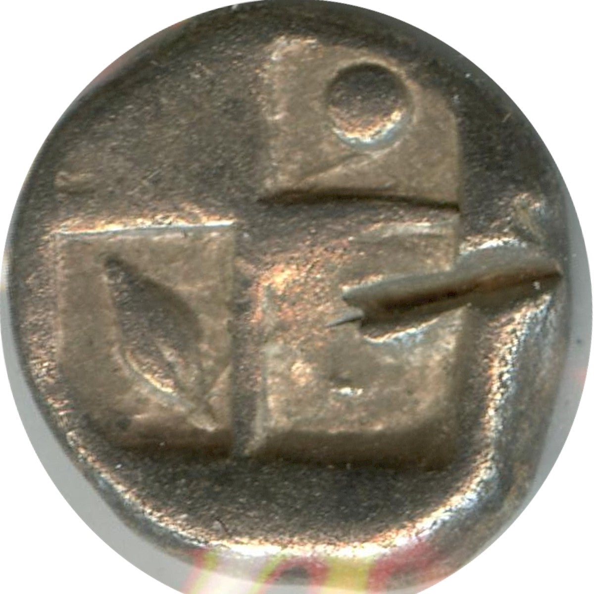 Ancient Greece 386-338BC Lion/Squares Chersonesos Thrace AR Hemidrachm F-VF (F15) $