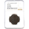 Sierra Leone Co. 1791 Cent Bronze NGC Certified XF40 BN