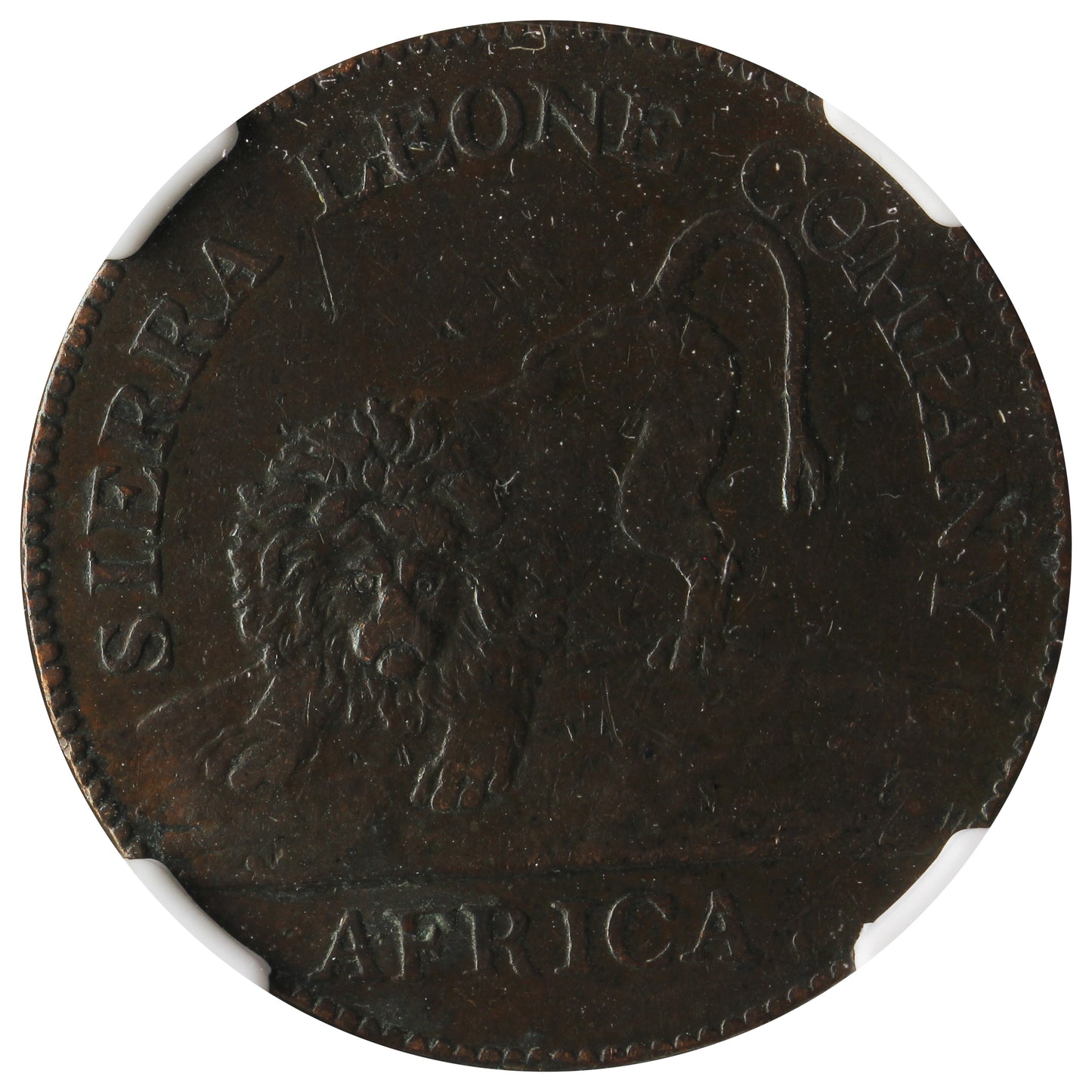 Sierra Leone Co. 1791 Cent Bronze NGC Certified XF40 BN