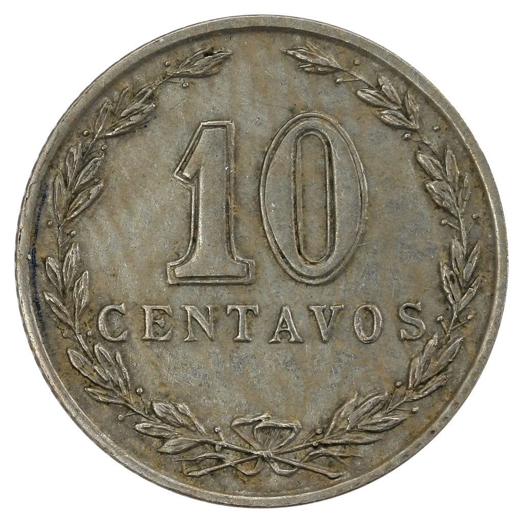 Argentina 1898 10 Centavos Extra Fine (EF-40)