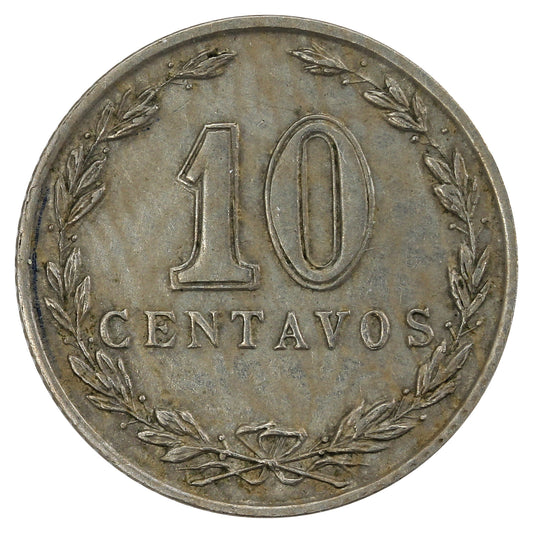 Argentina 1898 10 Centavos Extra Fine (EF-40)