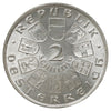 Austria 1928 2 Schillings Brilliant Uncirculated (MS63)