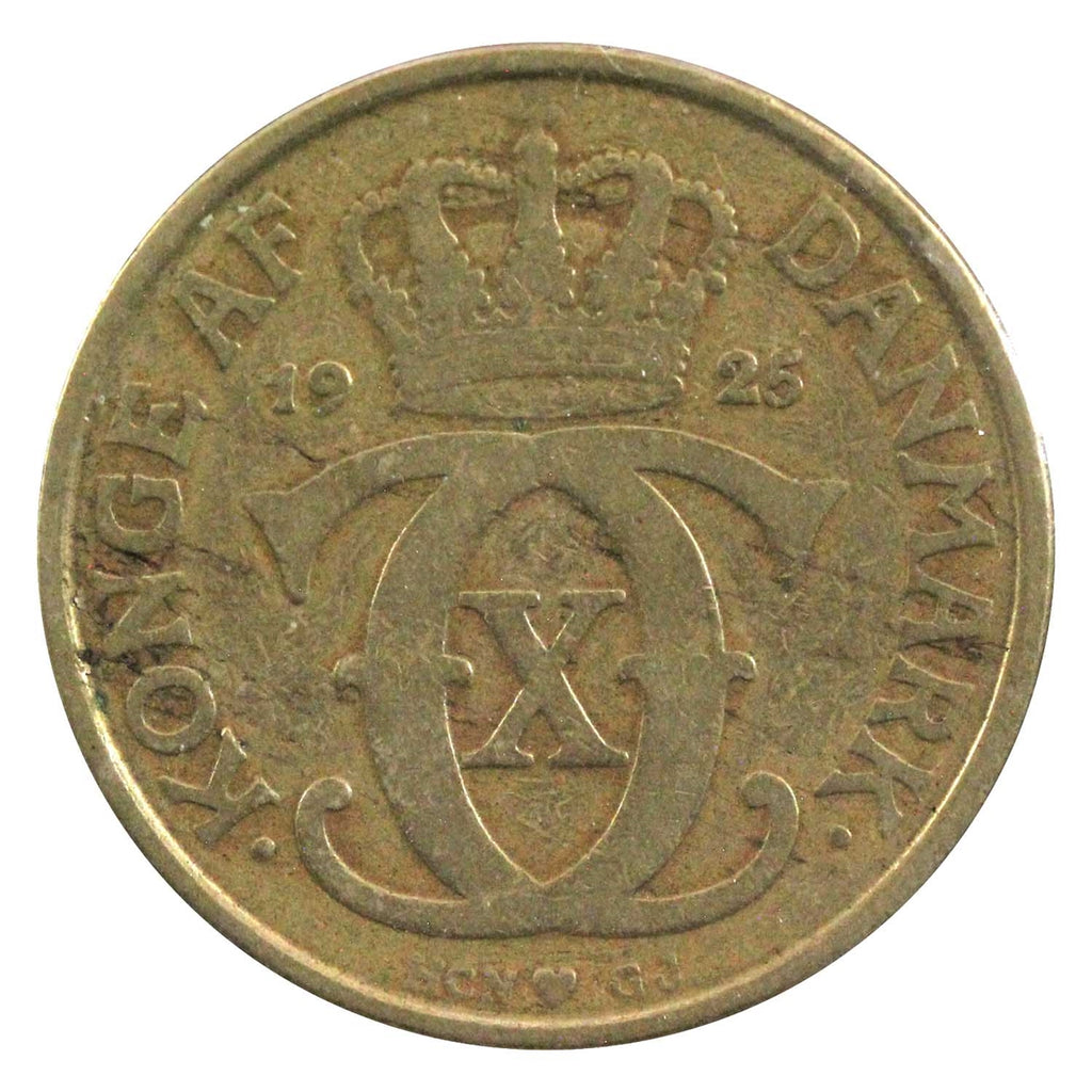 Denmark 1925HCNGJ 2 Kroner Very Fine (VF20)