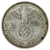 German Third Reich 1936D 2 Marks Extra Fine (EF40)