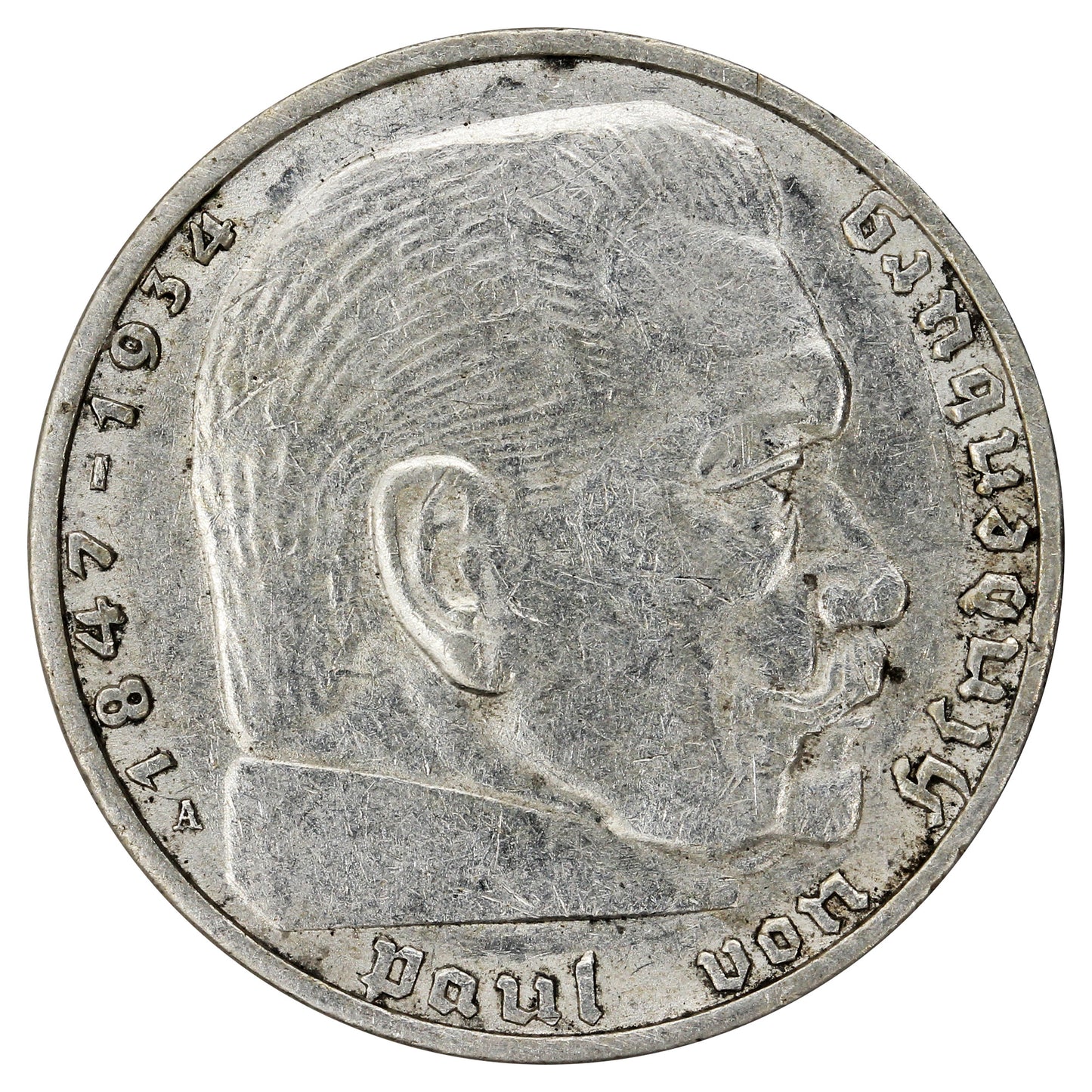 German Third Reich 1937A 2 Marks EF-AU (EF45)