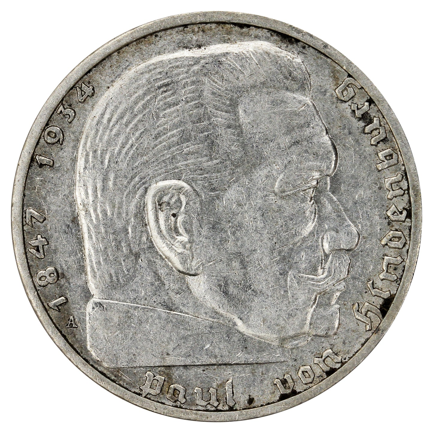 German Third Reich 1938A 2 Marks EF-AU (EF45)