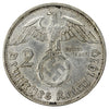 German Third Reich 1939B 2 Marks Almost Uncirculated (AU50)