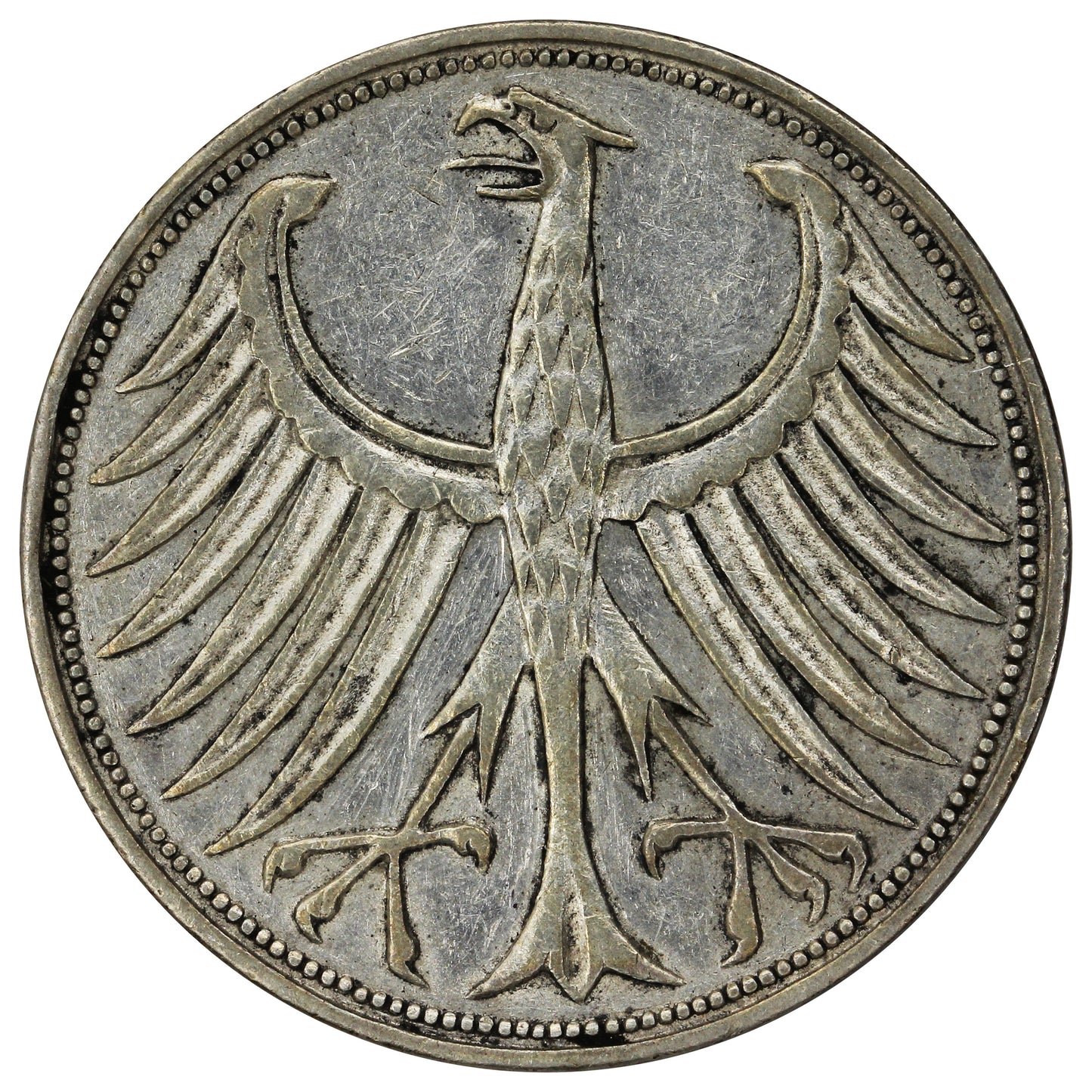 Germany 1951F 5 Marks Extra Fine (EF40)