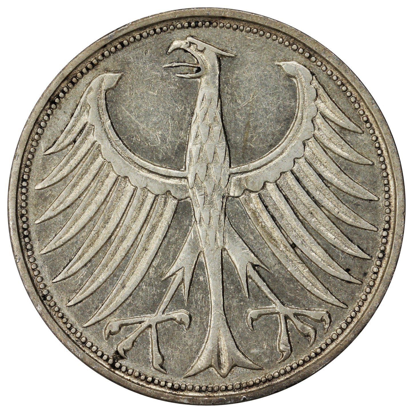 Germany 1951J 5 Marks Extra Fine (EF40)