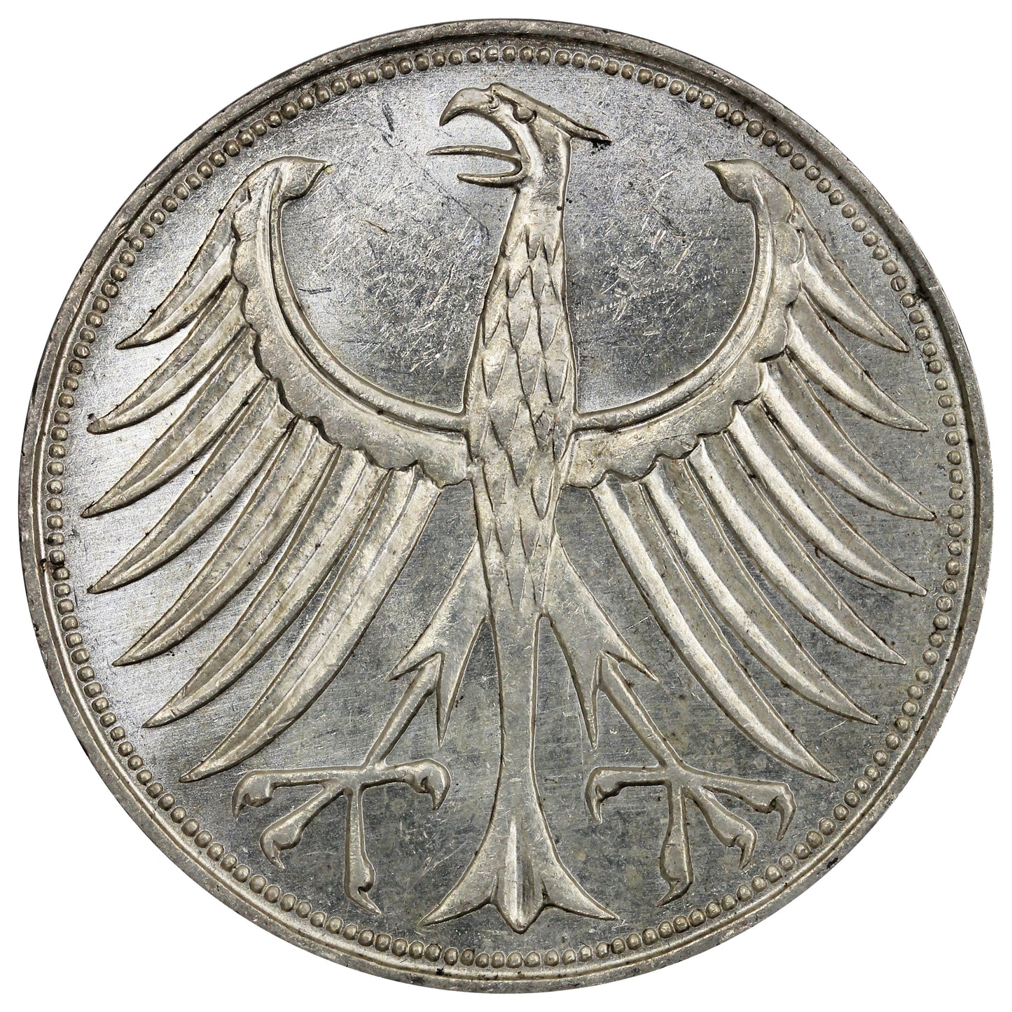 Germany 1965D 5 Marks Extra Fine (EF40)