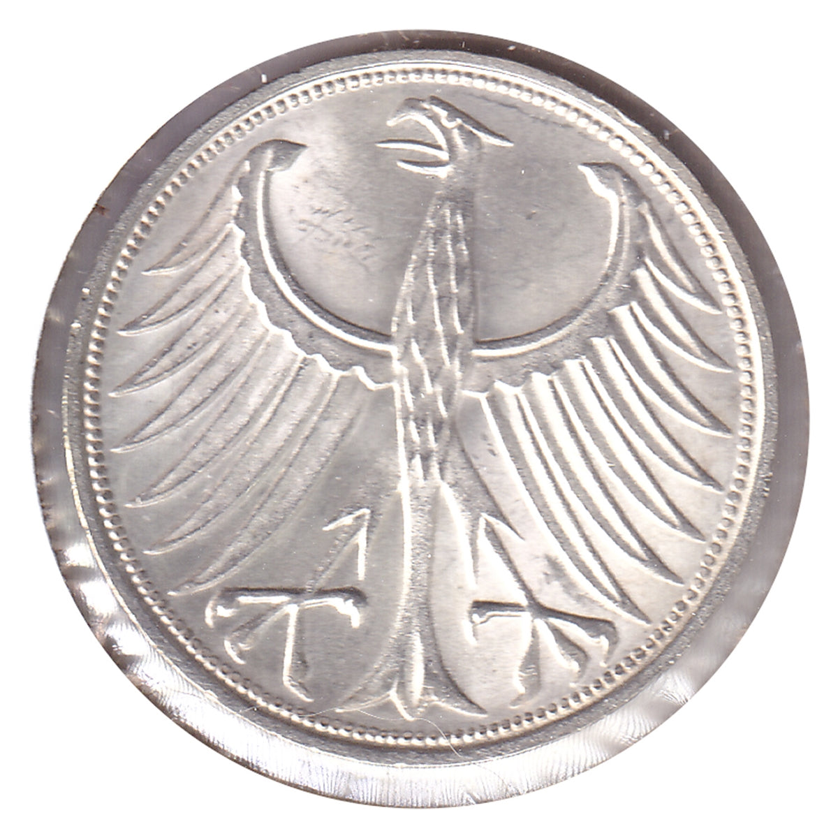 Germany 1966F 5 Marks Brilliant Uncirculated (MS63) $