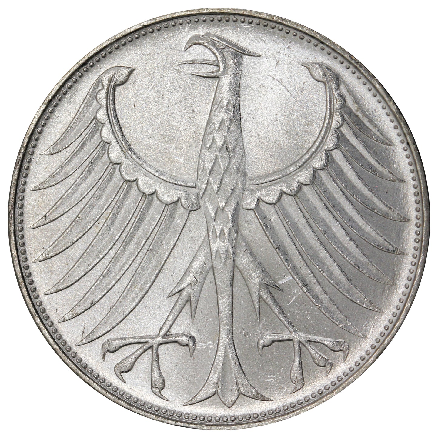 Germany 1971G 5 Marks Uncirculated (MS60)