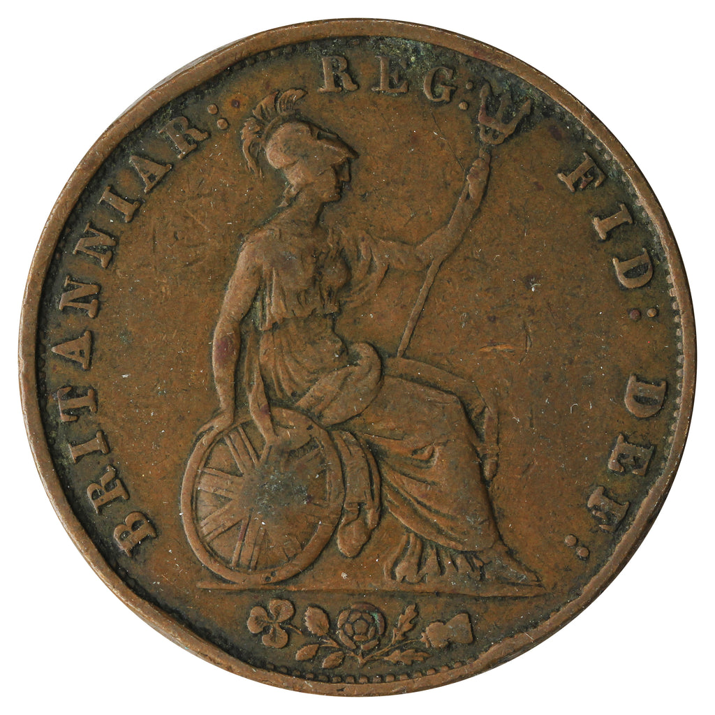Great Britain 1853 1/2 Penny Fine (F12)