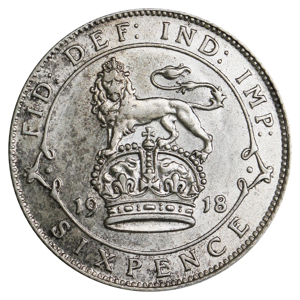 Great Britain 1918 6 Pence Uncirculated (MS60) $