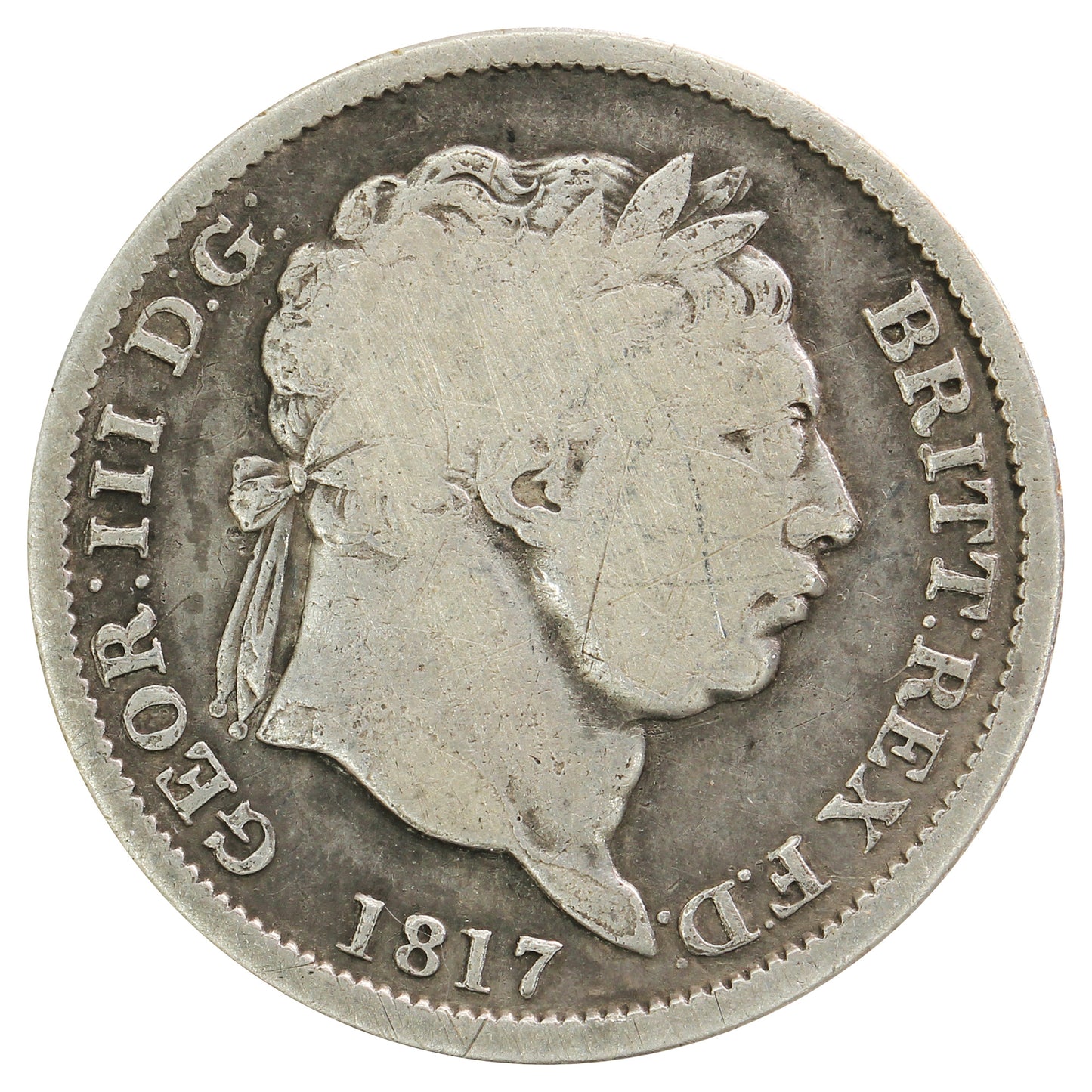 Great Britain George III 1817 Shilling G-VG (G6)