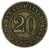 Italy 1894R 20 Centesimi Extra Fine (EF40)