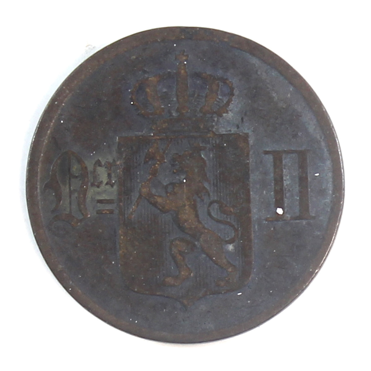 Norway 1876 Ore Very Fine (VF-20)