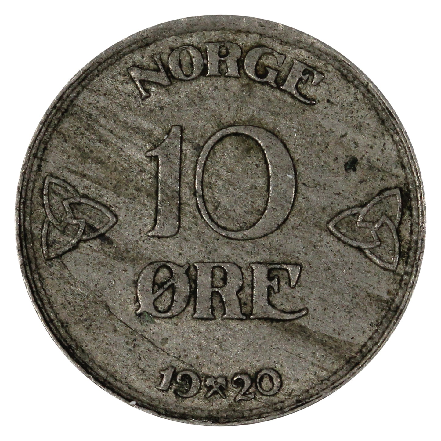 Norway 1920 10 Ore VF-EF (VF30)
