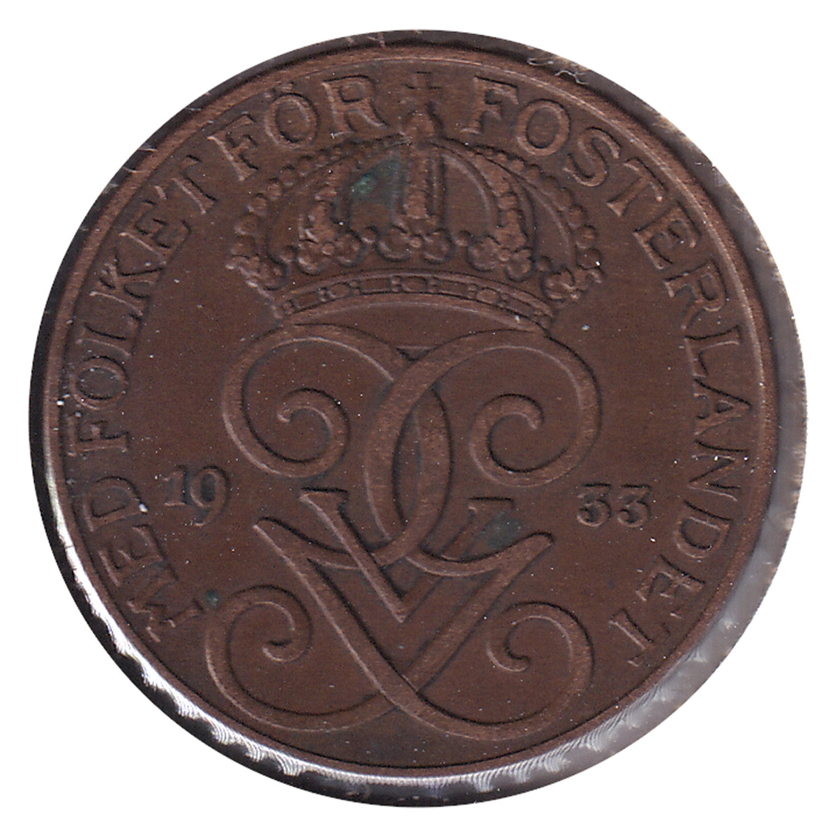 Sweden 1933 5 Ore Extra Fine (EF40)