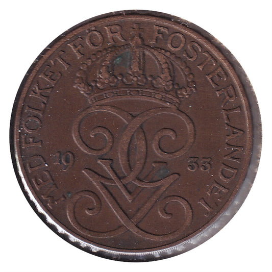 Sweden 1933 5 Ore Extra Fine (EF40)
