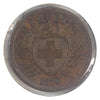 Switzerland 1870B 2 Rappen Very Fine (VF20) $