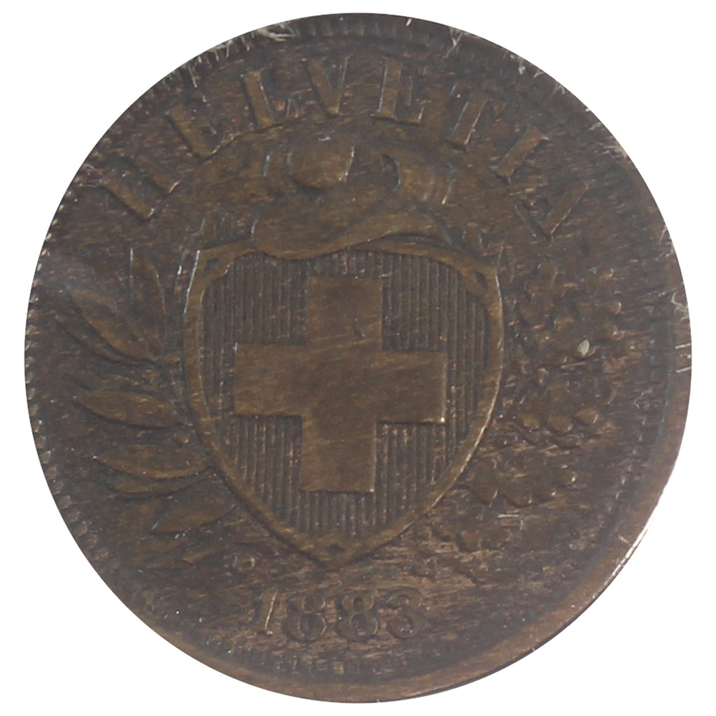 Switzerland 1883B 2 Rappen EF-AU (EF45)