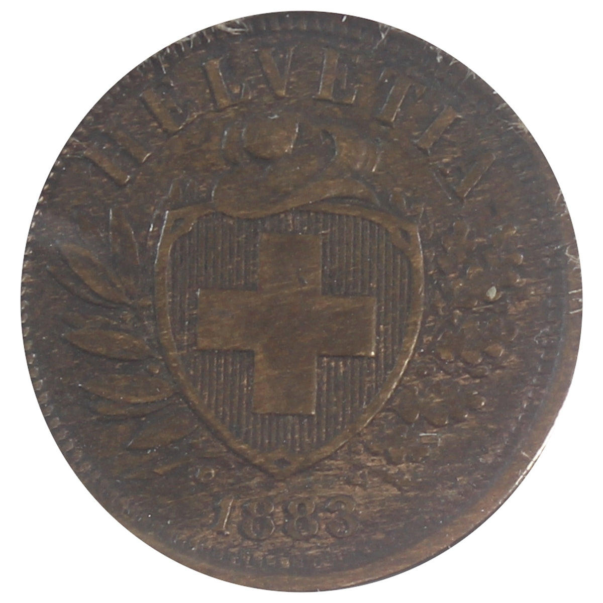 Switzerland 1883B 2 Rappen EF-AU (EF45)