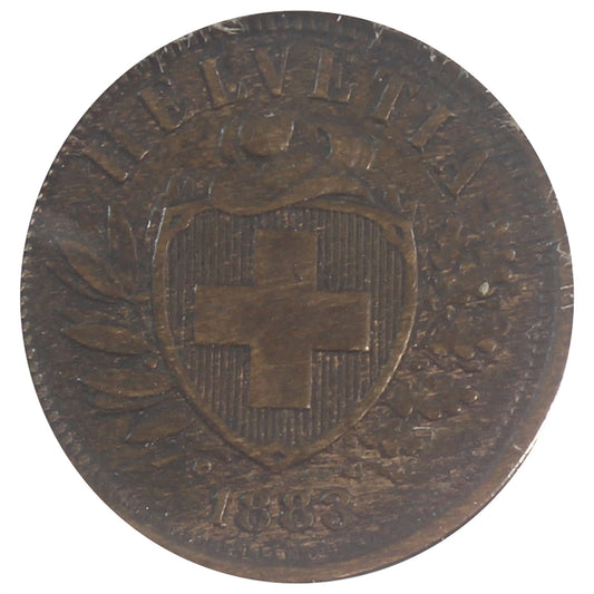 Switzerland 1883B 2 Rappen EF-AU (EF45)
