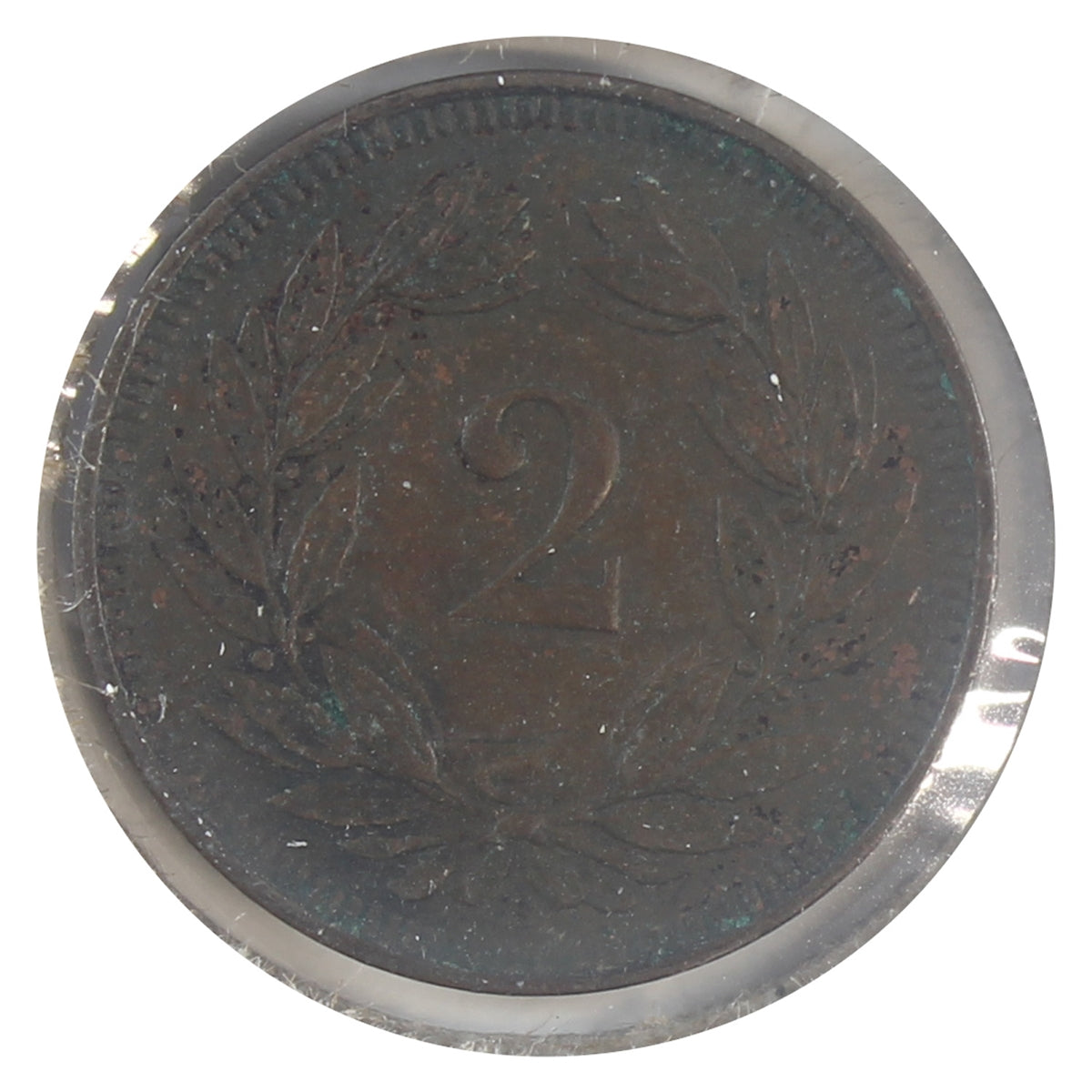 Switzerland 1904B 2 Rappen Extra Fine (EF40) $