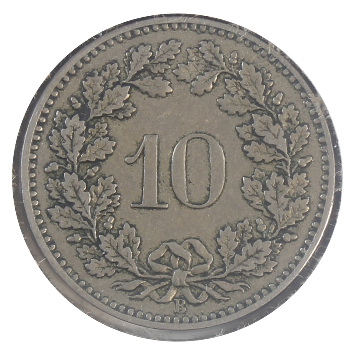 Switzerland 1880B 10 Rappen VF-EF (VF30)