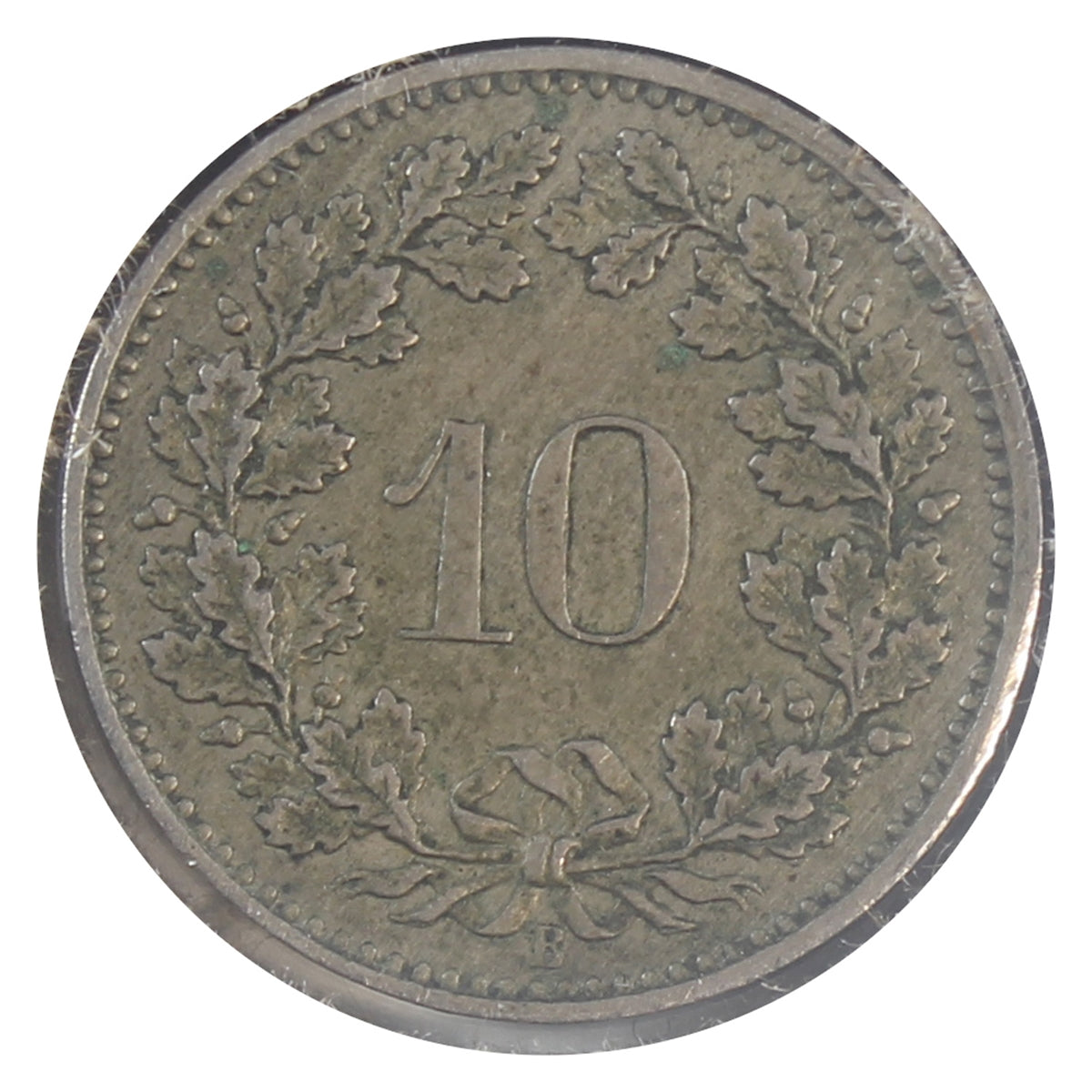 Switzerland 1885B 10 Rappen Extra Fine (EF40)