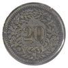 Switzerland 1859B 20 Rappen Very Fine (VF20)