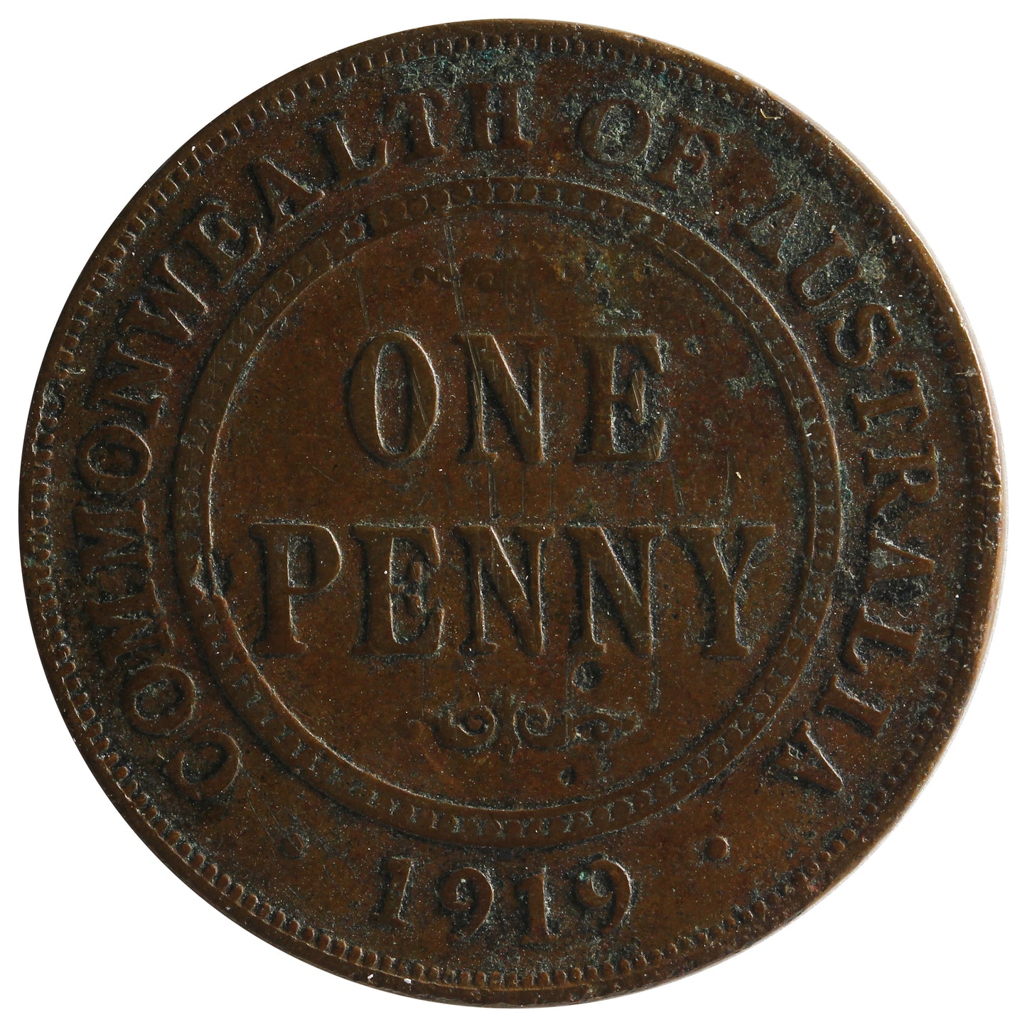Australia 1919 Penny VF-EF (VF-30)
