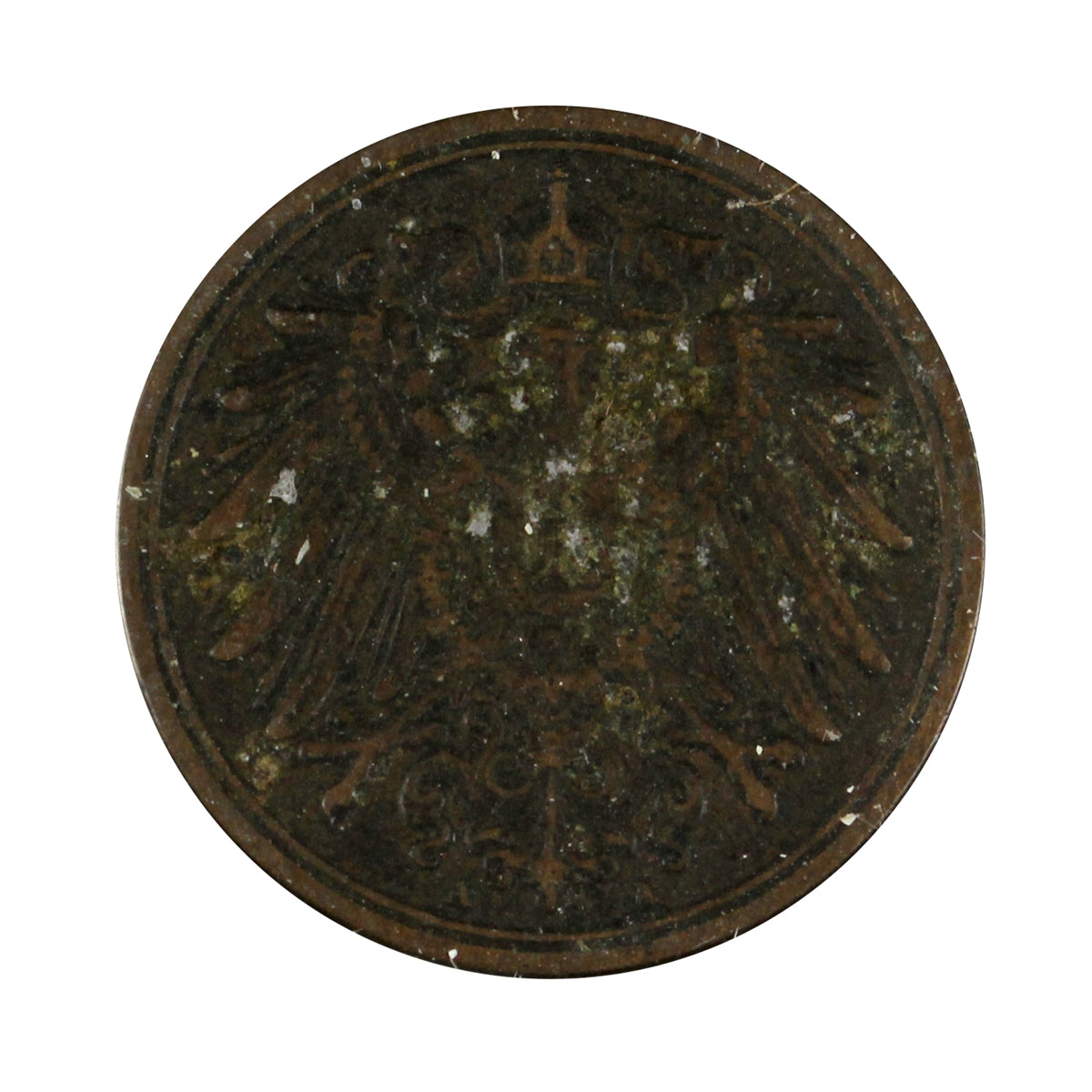 German Empire 1896A Pfennig Extra Fine (EF40)