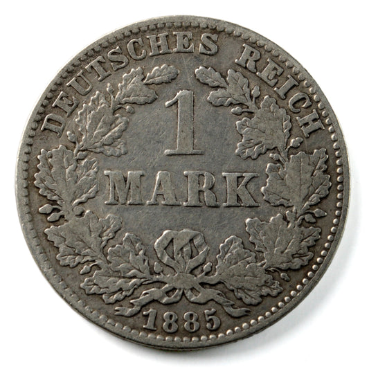 German Empire 1885J Mark VF-EF (VF30) $
