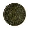 German Weimar Republic 1925D 10 Pfennig Extra Fine (EF40)