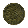 German Weimar Republic 1925D 10 Pfennig Extra Fine (EF40)