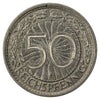 German Weimar Republic 1927A 50 Pfennig Extra Fine (EF40)