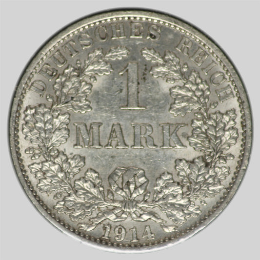 German Empire 1914A Mark Uncirculated (MS60)