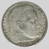German Third Reich 1938D 2 Marks Extra Fine (EF40)