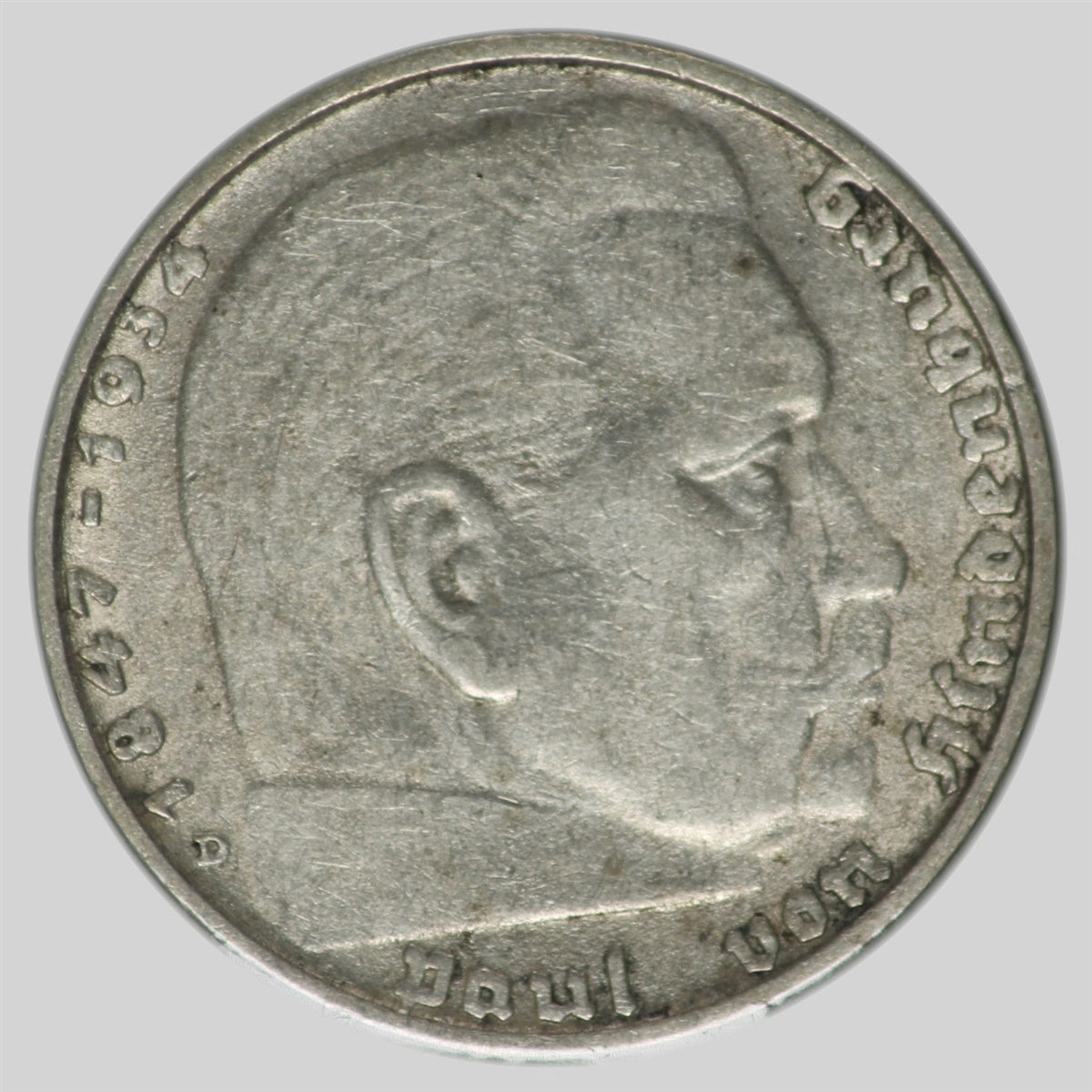 German Third Reich 1938D 2 Marks Extra Fine (EF40)