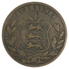 Guernsey 1874 8 Doubles F-VF (F15)