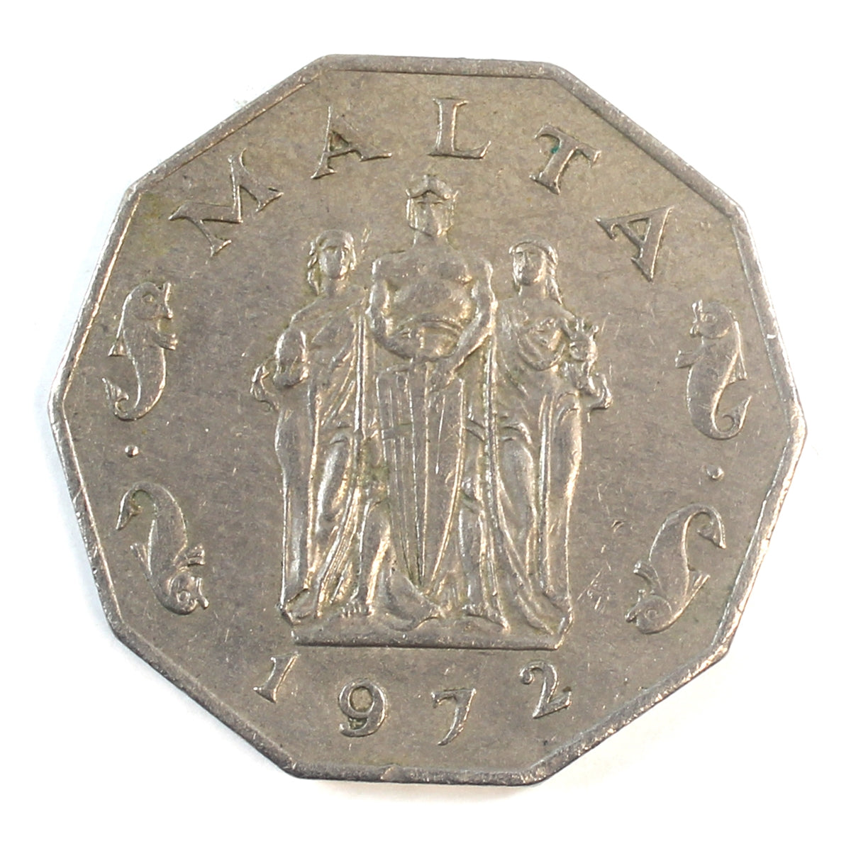 Malta 1972 50 Cents Extra Fine (EF40)