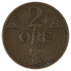 Norway 1921 2 Ore VF-EF (VF-30)