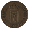 Norway 1921 2 Ore VF-EF (VF-30)