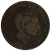 Spain 1878OM 10 Centimos VF-EF (VF30)