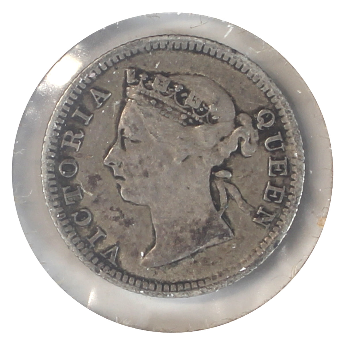 Straits Settlements 1898 5 Cents Very Fine (VF20)