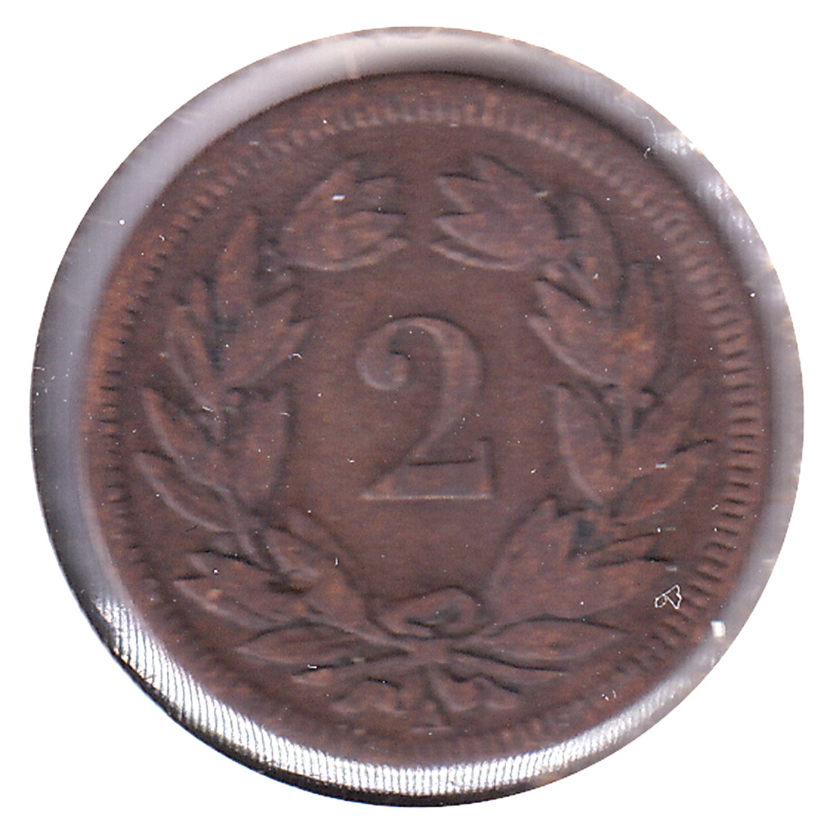 Switzerland 1850A 2 Rappen Very Fine (VF20)