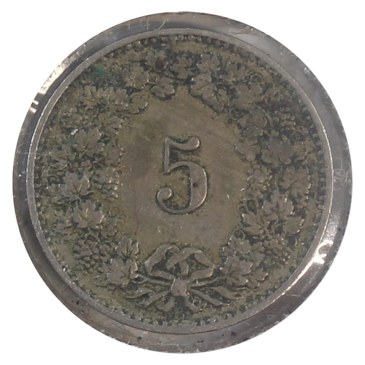 Switzerland 1881B 5 Rappen Very Fine (VF20)